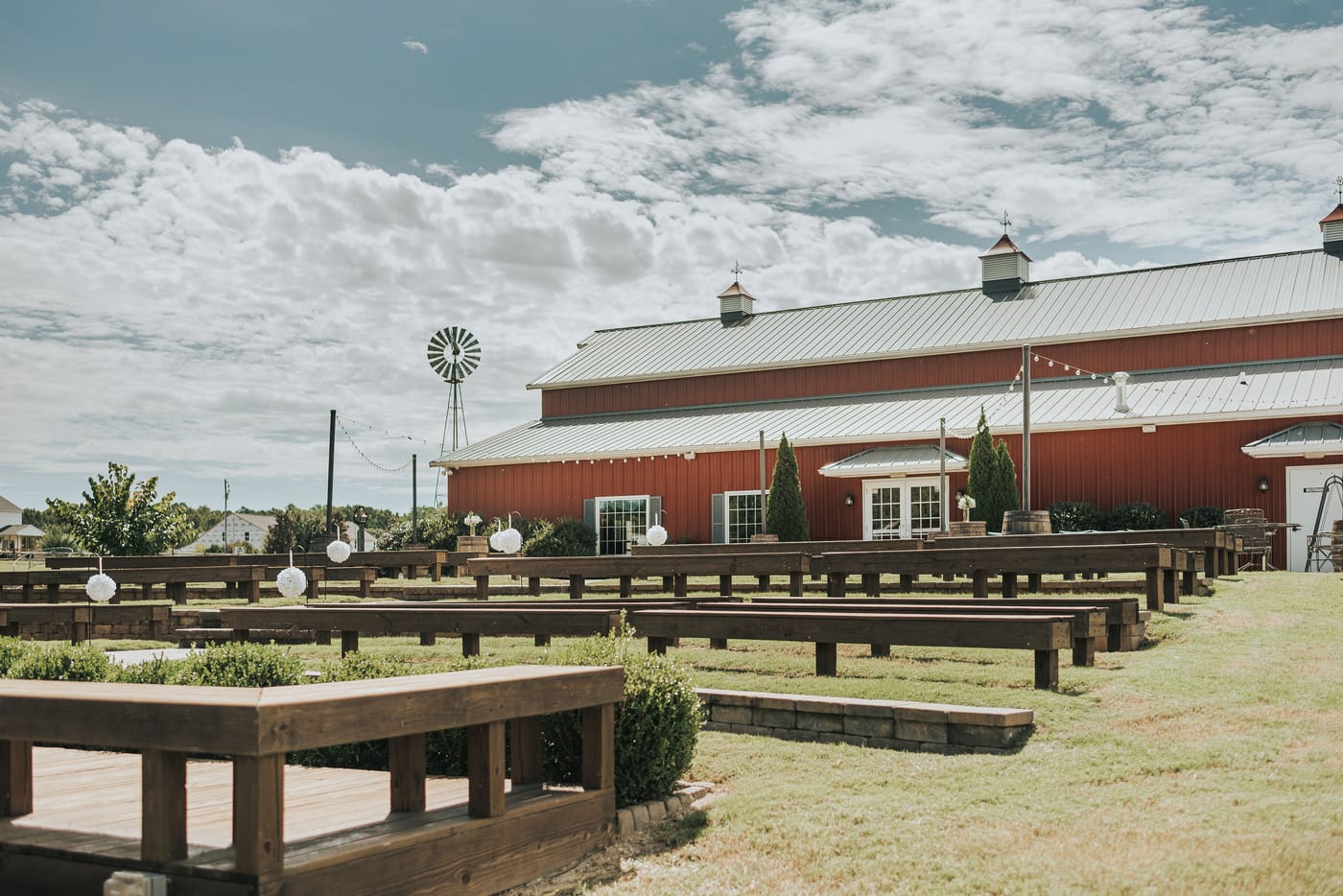The venue and the event grounds at Carrollock Farms